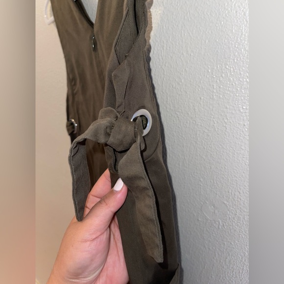 Zara Girls Casual Jumpsuit Romper size 6 in Olive - Picture 5 of 5